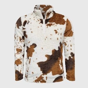 Cozy Cow Print Women's Sweater